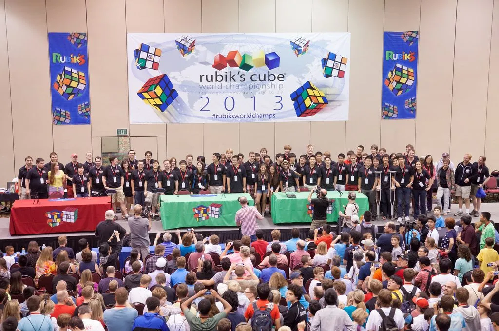 Foto oficial do Rubik's Cube World Championship 2013