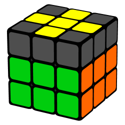 Tutorial de como resolver o cubo mágico passo 4 (de 7). Passo 4, nessa